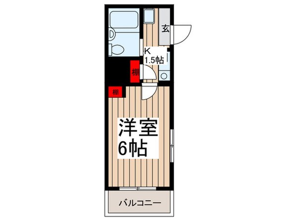 コ－ポ江川の物件間取画像